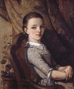 Gustave Courbet Portrait of juliette Courbet Sweden oil painting artist